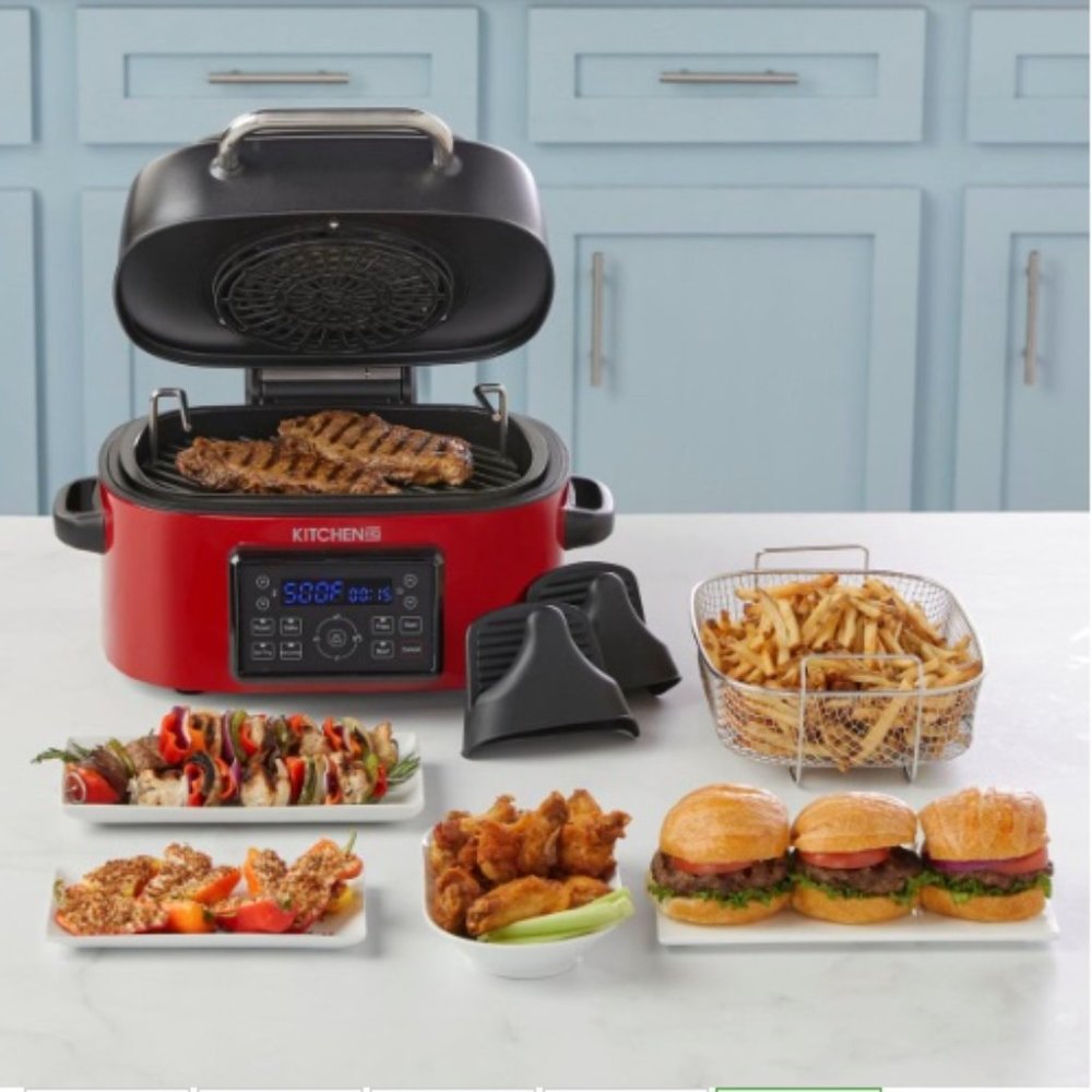 7-in-1 Air Fryer Grill with Accessories - New in box